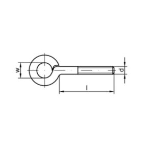 R88136 silmuspolt M6x20 Zn